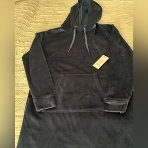 Denver Hayes Women's Velour Plush Hooded Night Shirt